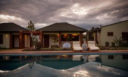 Swimming pool at Acacia Farm Lodge