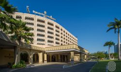 Exterior and entrance to Dar es Salaam Serena Hotel