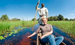 Africa; Botswana; Okavango Delta; Sanctuary Chief's Camp; Mokoro excursion