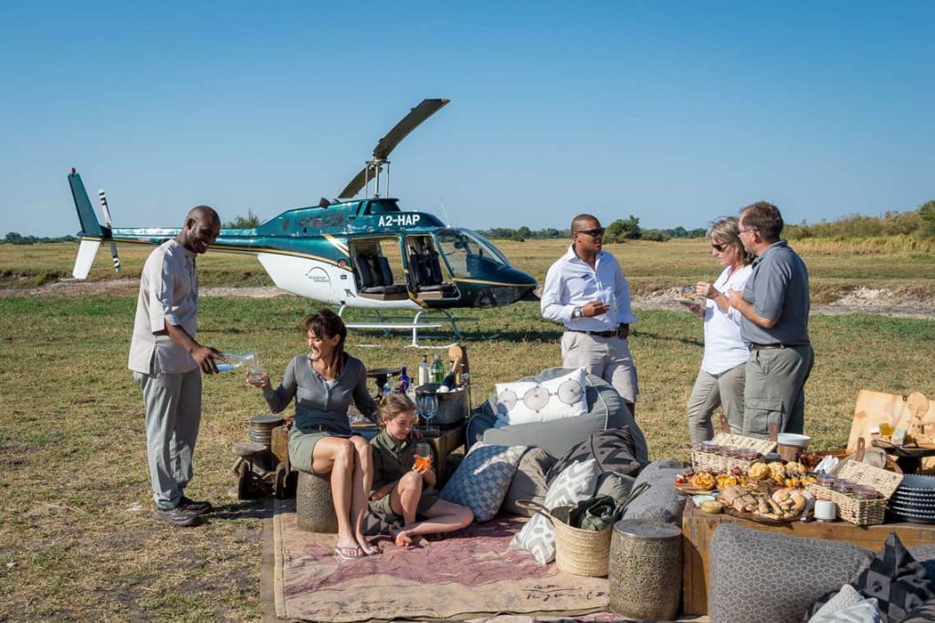 exclusive helicopter safari